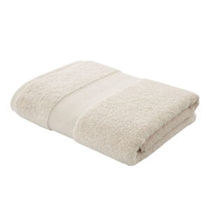 Kremowy ręcznik bawełniany z jedwabiem 70x127 cm - Bianca