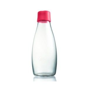 Malinowa butelka ReTap ze szkła z dożywotnią gwarancją, 500 ml