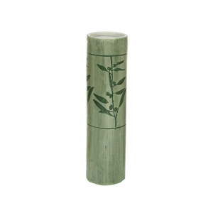 Zielony wazon kamionkowy Santiago Pons Florist, wys. 38,5 cm
