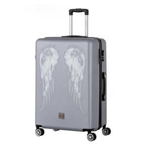 Szara walizka Berenice Wings, 107 l