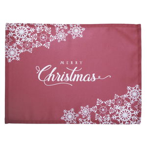 Zestaw 2 czerwonych mat stołowych Apolena Honey Merry Christmas, 33x45 cm