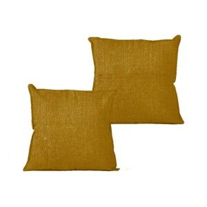Poduszka Linen Couture Mustard, 45x45 cm