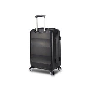 Czarna walizka na kółkach z USB My Valice COLORS LASSO Pilot Suitcase