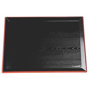 Czarna taca do serwowania Tokyo Design Studio, 39x29 cm