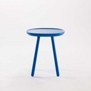 Niebieski stolik z litego drewna EMKO Naïve Small