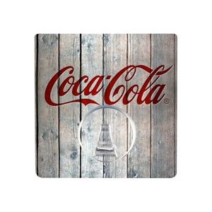 Wieszak samoprzyczepny Wenko Static-Loc Coca-Cola Wood