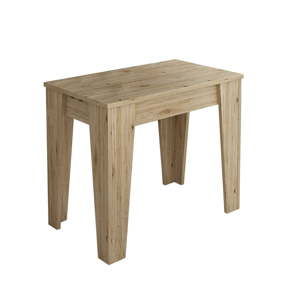 Stół drewniany z 6 częściami przedłużającymi Tomasucci Charlie, 75x90x50 cm