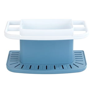 Niebieski stojak na akcesoria do mycia naczyń Wenko Cosmo