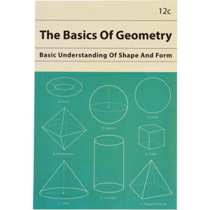 Zeszyt A5 z elementami geometrycznymi w linie Rex London, 60 str.