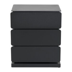 Czarna metalowa komoda 37x54,5 cm Joey – Spinder Design