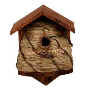 Drewniana/trzcinowa budka dla ptaków Hive – Esschert Design