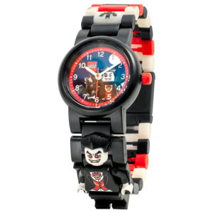 Czarny zegarek ze składanym paskiem i minifigurką LEGO® Vampire