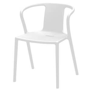 Białe krzesło z podłokietnikami Magis Air