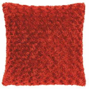 Czerwona poduszka Tiseco Home Studio Curl, 45x45 cm