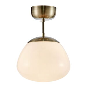 Lampa sufitowa ze szklanym kloszem w kolorze brązu i bieli ø 25 cm Rise – Markslöjd