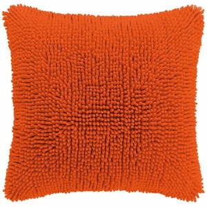 Pomarańczowa poszewka na poduszkę Tiseco Home Studio Shaggy, 45x45 cm