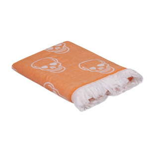 Pomarańczowy ręcznik Kurukafa, 180x100 cm