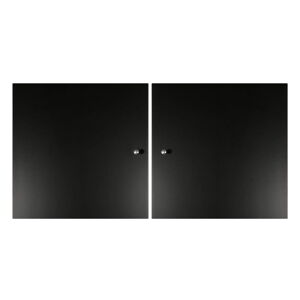 Czarne drzwiczki do modułowych systemów półek 2 szt. 32x33 cm Mistral Kubus – Hammel Furniture