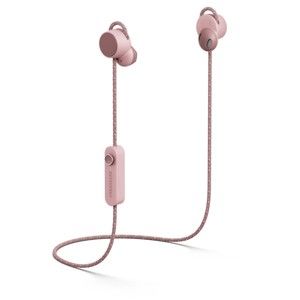 Jasnoróżowe douszne słuchawki bezprzewodowe Bluetooth Urbanears JAKAN Powder Pink