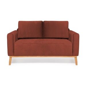 Bordowa sofa 2-osobowa Vivonita Milton Trend