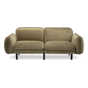 Zielona aksamitna sofa 188 cm Bean – EMKO