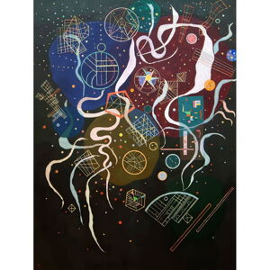 Obraz - reprodukcje 30x40 cm Mouvement I, Wassily Kandinsky – Fedkolor