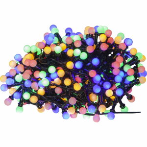 Kolorowa ogrodowa girlanda świetlna LED Best Season Berry Mini, 300 lampek