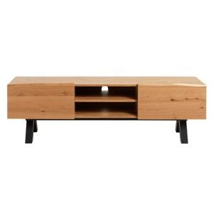 Szafka pod TV z drewna białego dębu Unique Furniture Oliveto