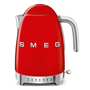 Czerwony czajnik elektryczny ze stali nierdzewnej 1,7 l Retro Style – SMEG