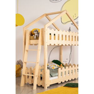 Łóżko piętrowe dla dzieci 70x140 cm Kaiko B - Adeko