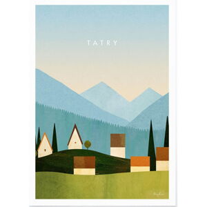 Plakat 50x70 cm Tatry – Travelposter