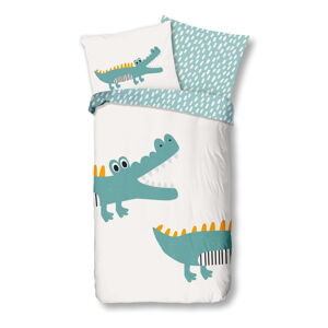 Bawełniana pościel dziecięca do łóżeczka 90x130 cm Crocodile – Bonami Selection