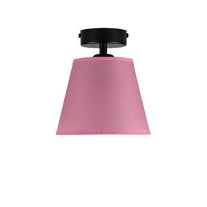 Różowa lampa sufitowa Sotto Luce IRO Parchment, ⌀ 16 cm