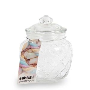 Szklany pojemnik z wieczkiem na słodycze Sabichi, 600 ml