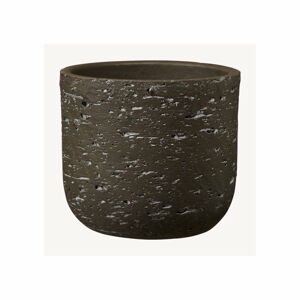 Ciemnobrązowa ceramiczna doniczka Big pots Portland, ø 36 cm