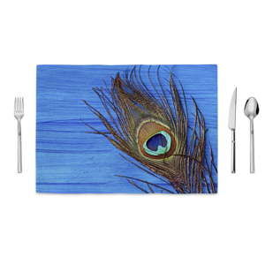 Mata kuchenna Home de Bleu Tropical Peacock, 35x49 cm