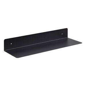 Czarna metalowa półka ścienna Actona Joliet, szer. 50 cm