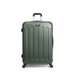 Zielona walizka podróżna na kółkach Bluestar Madrid, 95 l