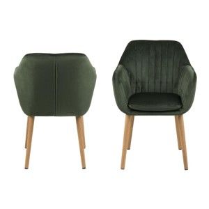 Zielone krzesło Actona Emilia
