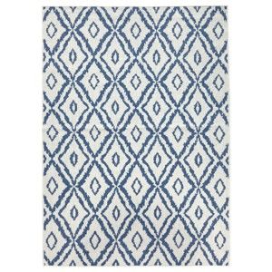 Niebiesko-biały dywan dwustronny odpowiedni na zewnątrz Bougari Rio, 160x230 cm