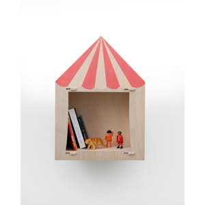 Półka dla dzieci z drewna brzozowego Little Nice Things Circus