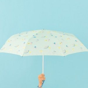 Miętowa parasolka Mr. Wonderful Cloudy, szer. 108 cm
