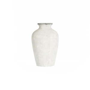 Biały wazon ceramiczny Simla Elena, wys. 33 cm