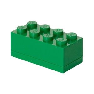 Zielony pojemnik LEGO® Mini Box Lungo