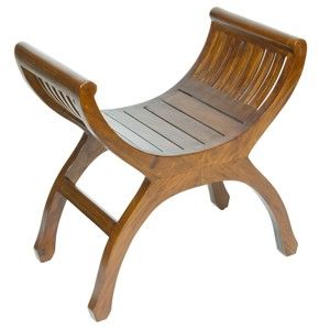 Krzesło nożycowe z drewna mindi Santiago Pons Yuyu