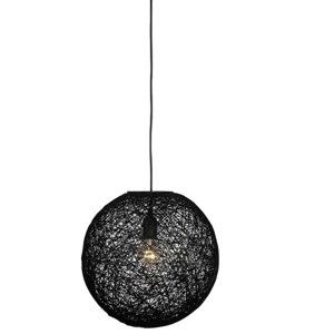 Czarna lampa wisząca LABEL51 Twist, ⌀ 30 cm