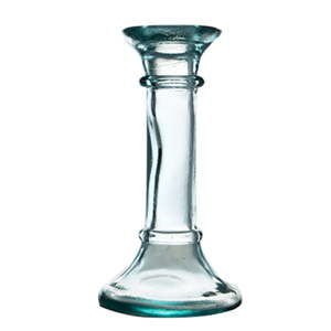 Szklany świecznik ze szkła z recyklingu Ego Dekor Party Light, wys.15 cm