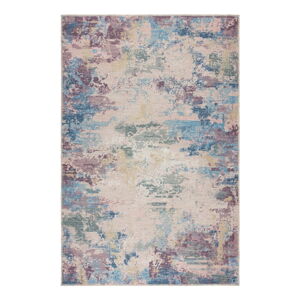 Niebieski/fioletowy dywan z mieszanki włókien z recyklingu odpowiedni do prania 120x170 cm Reid – Flair Rugs