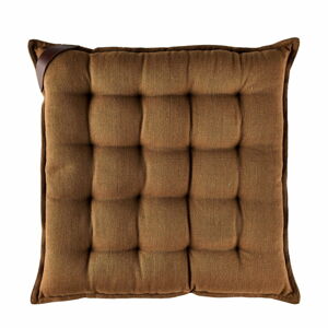 Brązowa bawełniana poduszka na krzesło Södahl, 40x40 cm