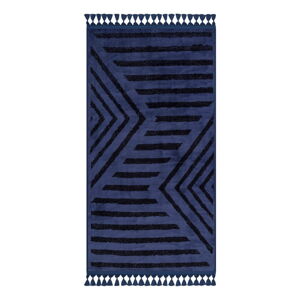 Niebieski dywan odpowiedni do prania 160x100 cm − Vitaus